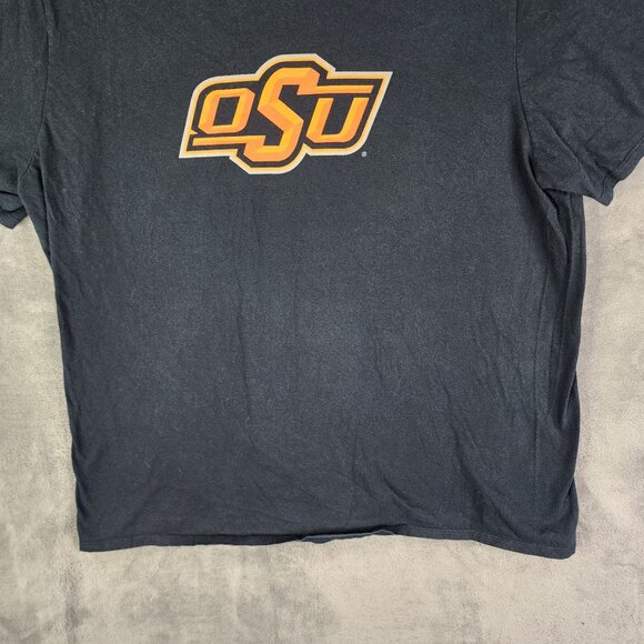 Mens Black The Nike Tee OSU Athletic Cut Shirt Short Sleeve Crew Neck Size XXL - Picture 3 of 9